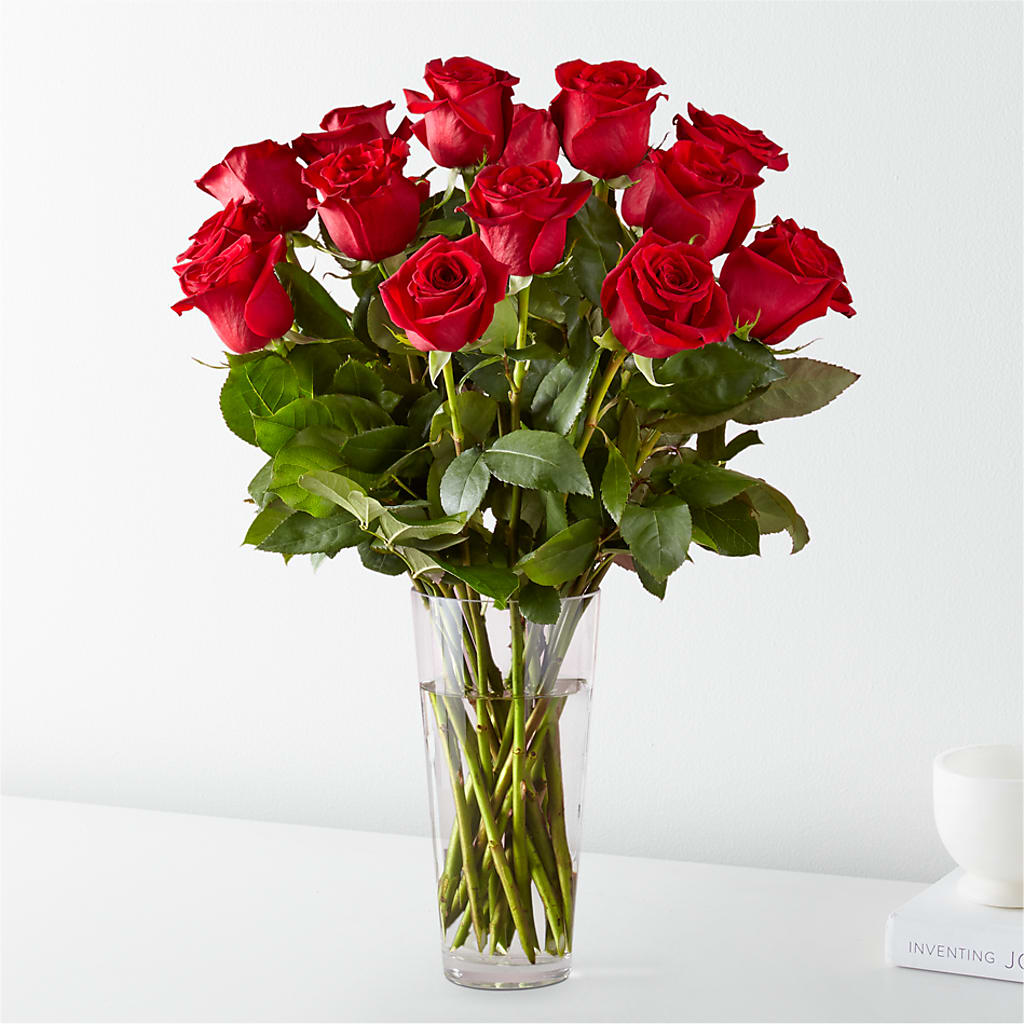 Long Stem Red Rose Bouquet – Pleasanton Flower Shop, Pleasanton CA