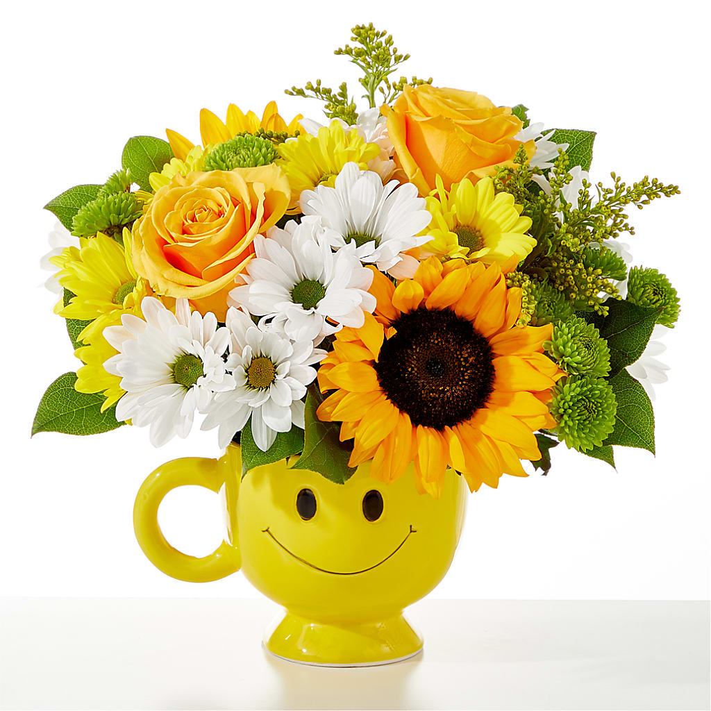 Be Happy Bouquet – Pleasanton Flower Shop, Pleasanton CA