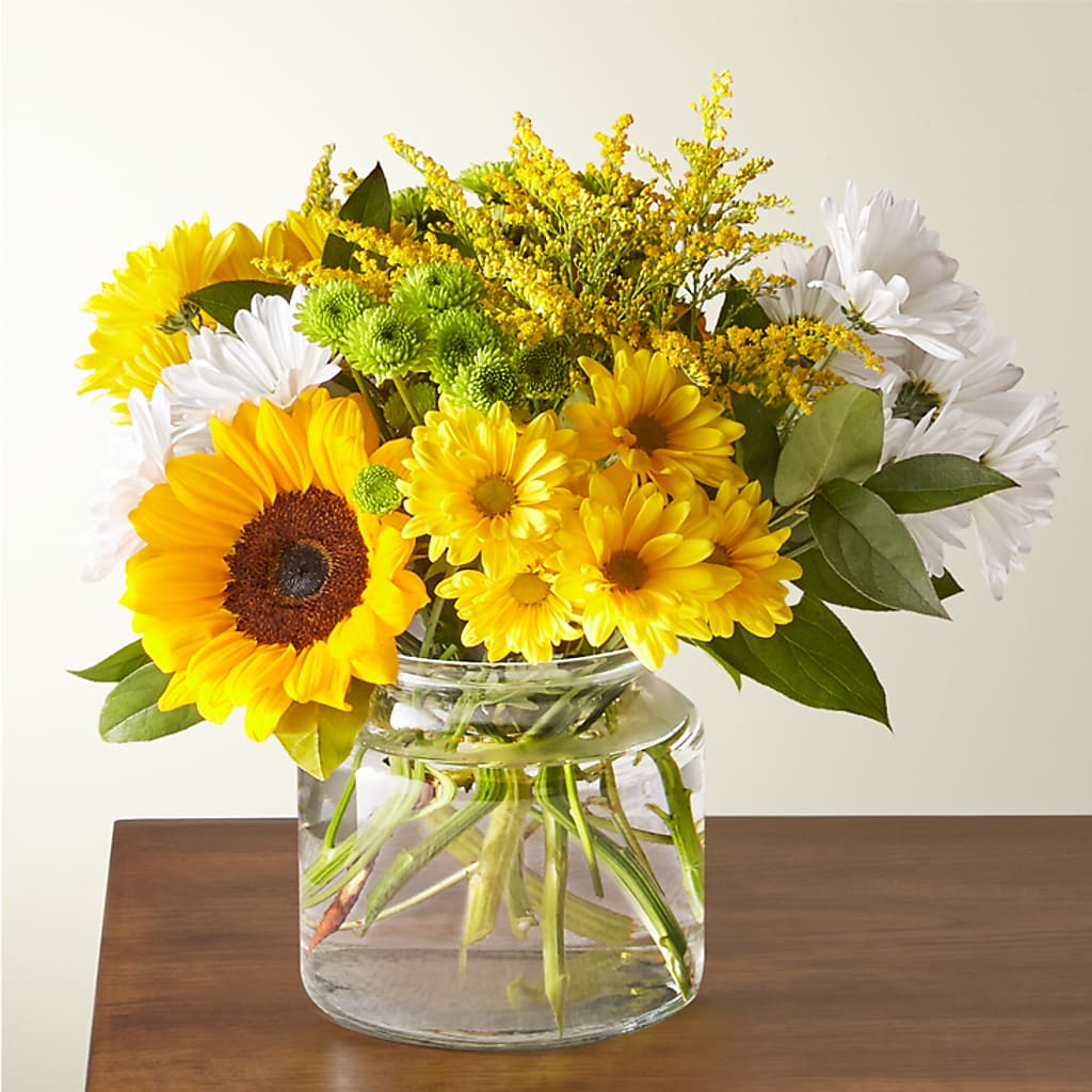 Hello Sunshine Bouquet – Pleasanton Flower Shop, Pleasanton CA