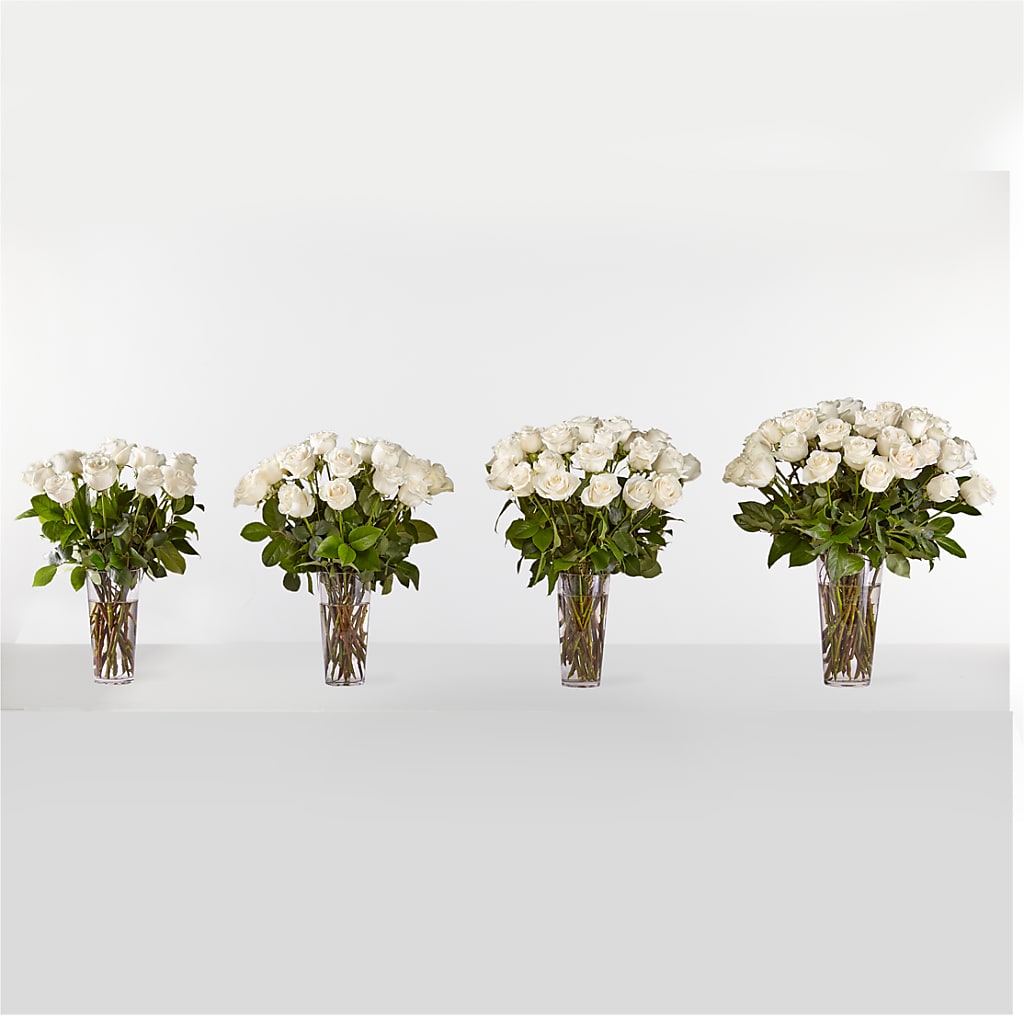 Long Stem White Rose Bouquet – Pleasanton Flower Shop, Pleasanton CA
