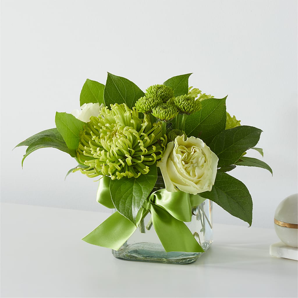 Emerald Forest Bouquet – Pleasanton Flower Shop, Pleasanton CA