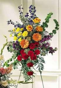 The Fond Farewell Easel Spray – Pleasanton Flower Shop, Pleasanton CA