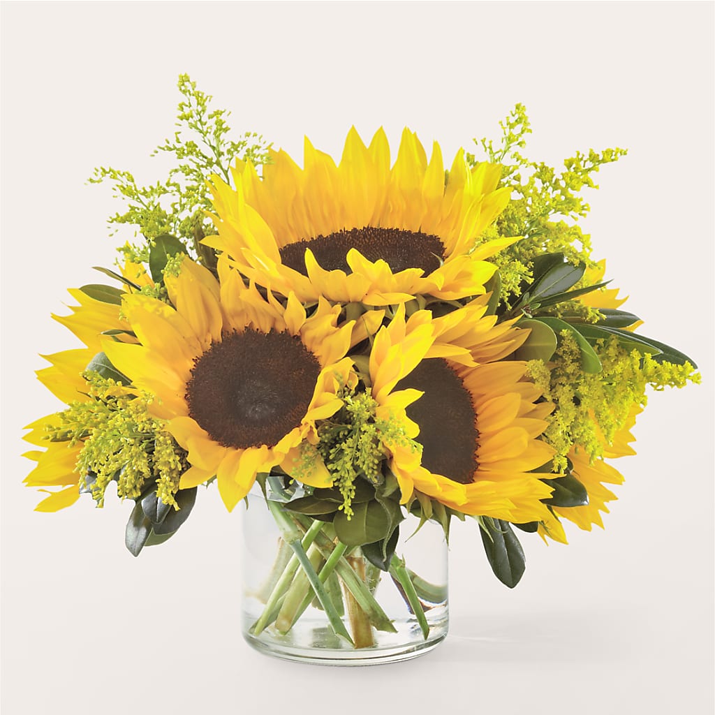 Beaming Sunflower Bouquet – Pleasanton Flower Shop, Pleasanton CA