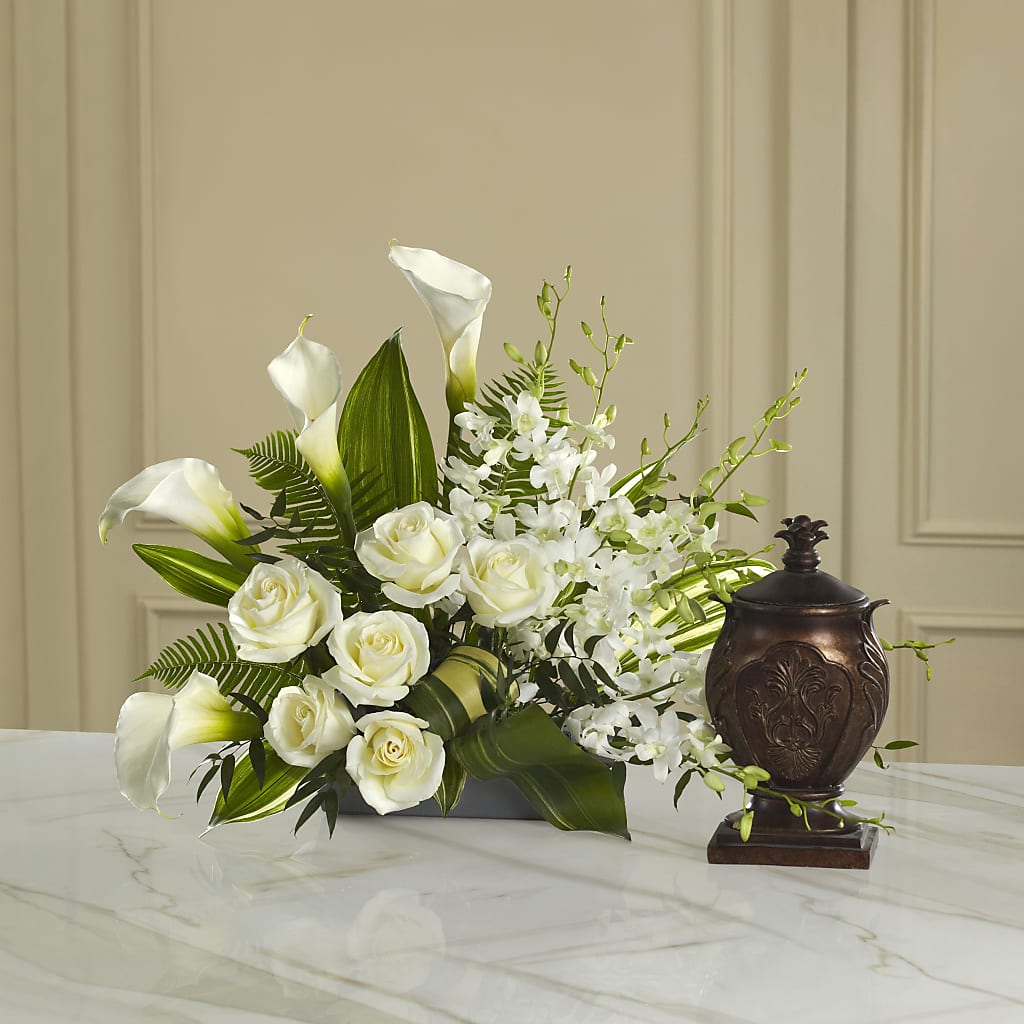 At Peace Arrangement – Pleasanton Flower Shop, Pleasanton CA