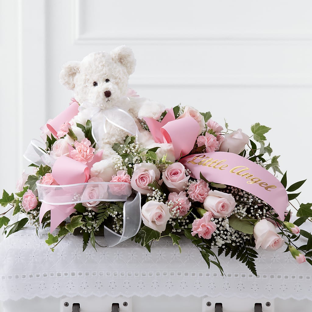 Touch of Sympathy Casket Spray – Pleasanton Flower Shop, Pleasanton CA