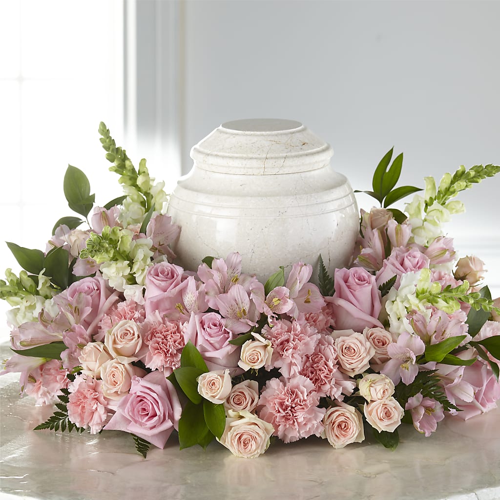 Blooms of Hope Cremation Adornment – Pleasanton Flower Shop, Pleasanton CA