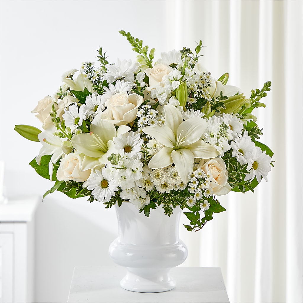 Uplifting Urn Arrangement – Pleasanton Flower Shop, Pleasanton CA