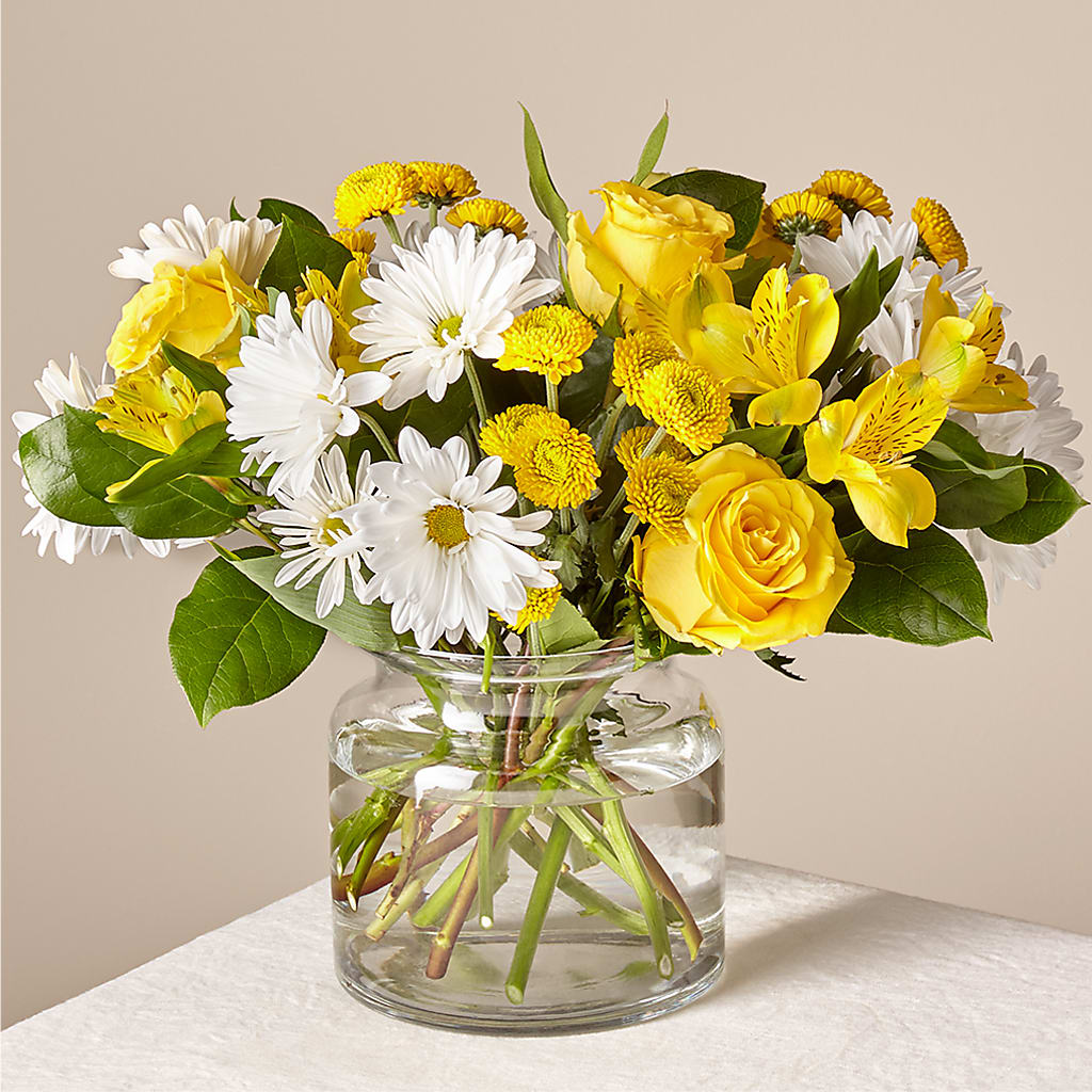 Sunny Sentiments Bouquet – Pleasanton Flower Shop, Pleasanton CA