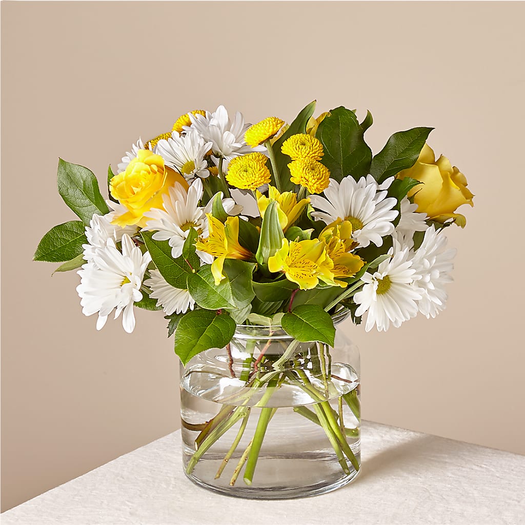 Sunny Sentiments Bouquet – Pleasanton Flower Shop, Pleasanton CA