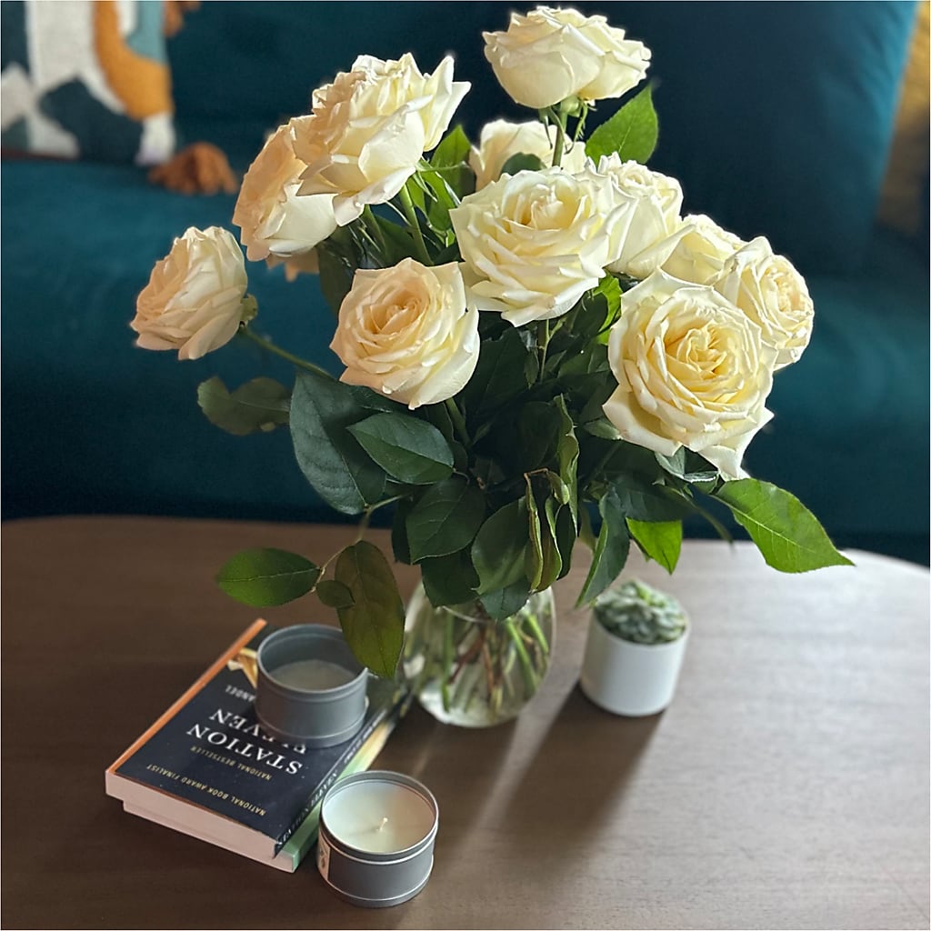 Long Stem Yellow Rose Bouquet –  Pleasanton Flower Shop, Pleasanton CA