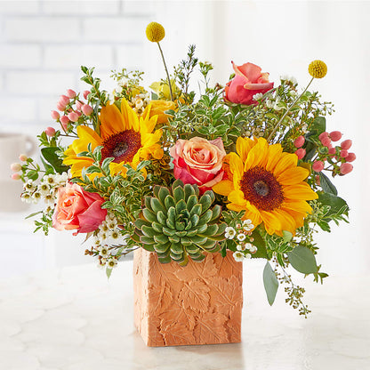 Sunflower Season Bouquet –  Pleasanton Flower Shop, Pleasanton CA