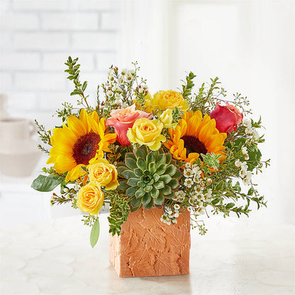 Sunflower Season Bouquet –  Pleasanton Flower Shop, Pleasanton CA