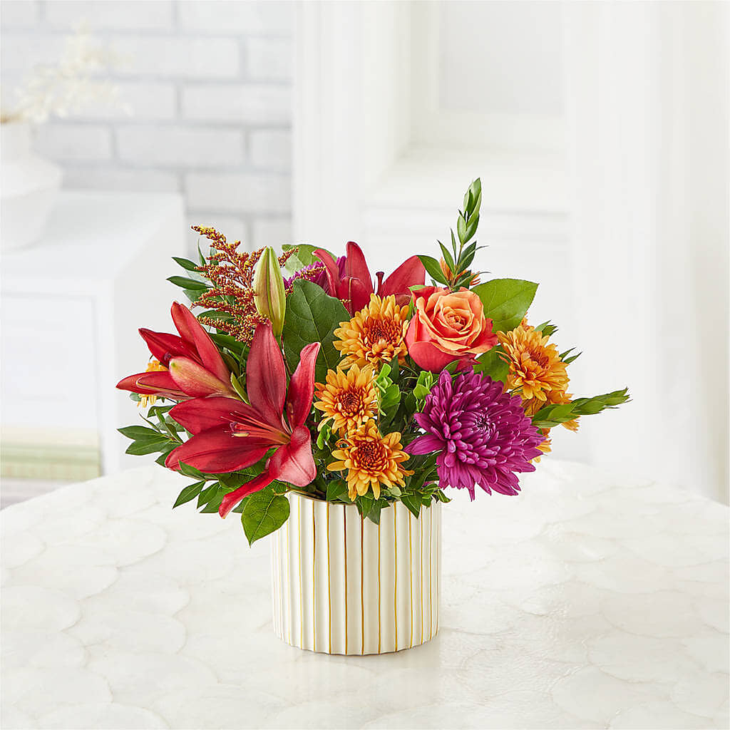 Burgundy Landscape Bouquet –  Pleasanton Flower Shop, Pleasanton CA