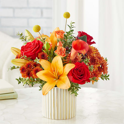 Scarlet Skies Bouquet –  Pleasanton Flower Shop, Pleasanton CA