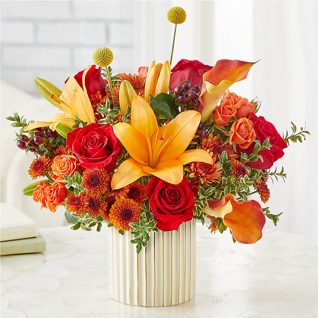 Scarlet Skies Bouquet –  Pleasanton Flower Shop, Pleasanton CA