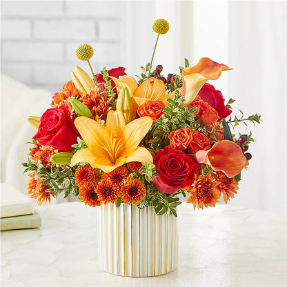 Scarlet Skies Bouquet –  Pleasanton Flower Shop, Pleasanton CA