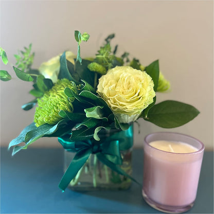 Emerald Forest Bouquet –  Pleasanton Flower Shop, Pleasanton CA
