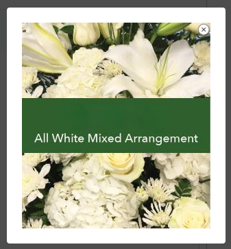 All White Mixed Arrangement