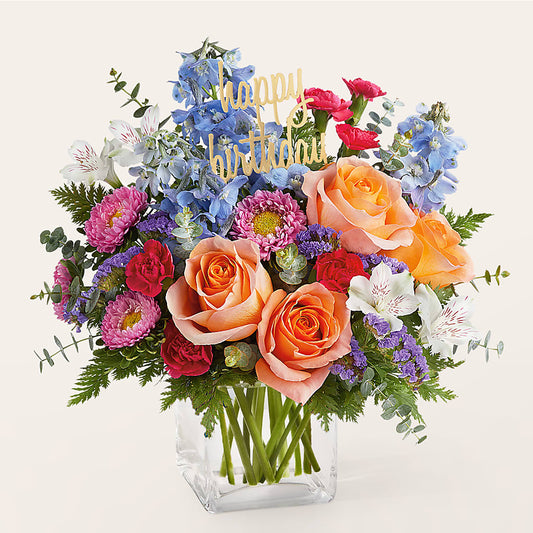 Birthday Bash Bouquet –  Pleasanton Flower Shop, Pleasanton CA