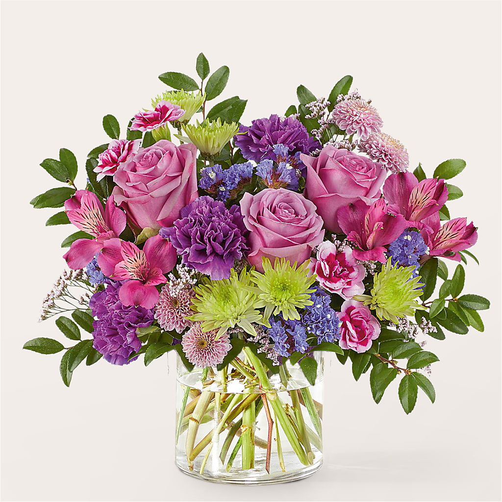 Glass Half Full Bouquet –  Pleasanton Flower Shop, Pleasanton CA