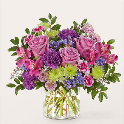 Glass Half Full Bouquet –  Pleasanton Flower Shop, Pleasanton CA