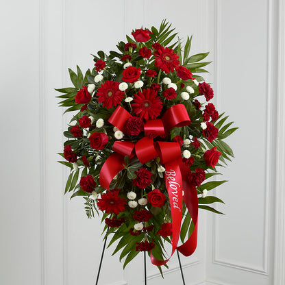 Treasured Memories Standing Spray –  Pleasanton Flower Shop, Pleasanton CA