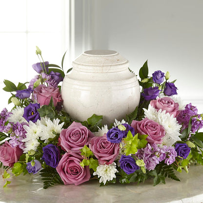 Blooming Sympathy Cremation Adornment –  Pleasanton Flower Shop, Pleasanton CA