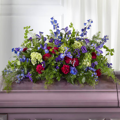 Always Treasured Casket Spray –  Pleasanton Flower Shop, Pleasanton CA