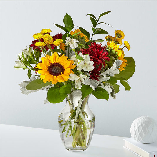 Prairie Sunrise Bouquet –  Pleasanton Flower Shop, Pleasanton CA