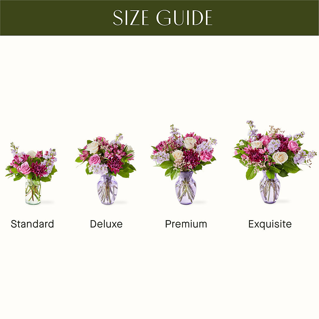 Amethyst Dreams Bouquet –  Pleasanton Flower Shop, Pleasanton CA
