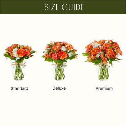 Apricot Glow Bouquet –  Pleasanton Flower Shop, Pleasanton CA