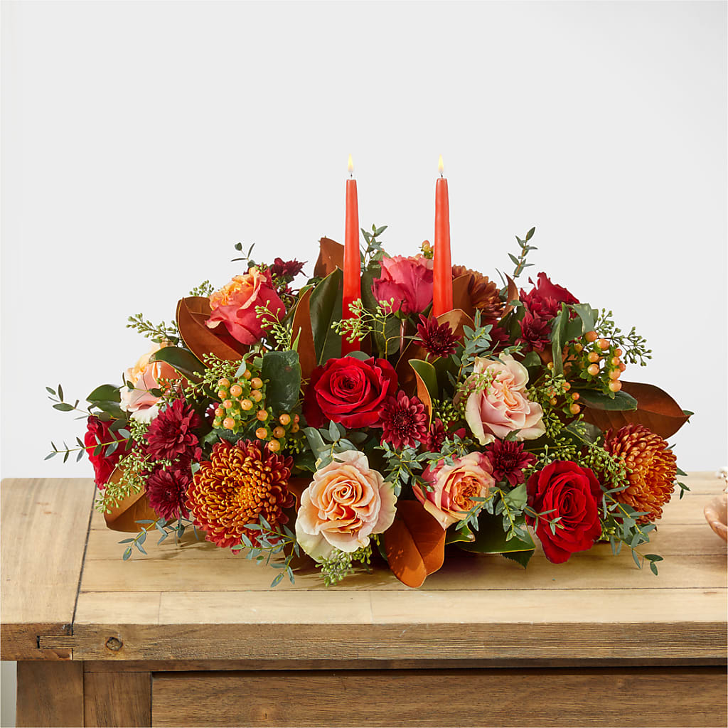 Gather Near Centerpiece –  Pleasanton Flower Shop, Pleasanton CA