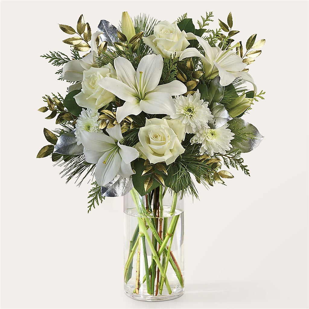 Wintry Mix Bouquet –  Pleasanton Flower Shop, Pleasanton CA