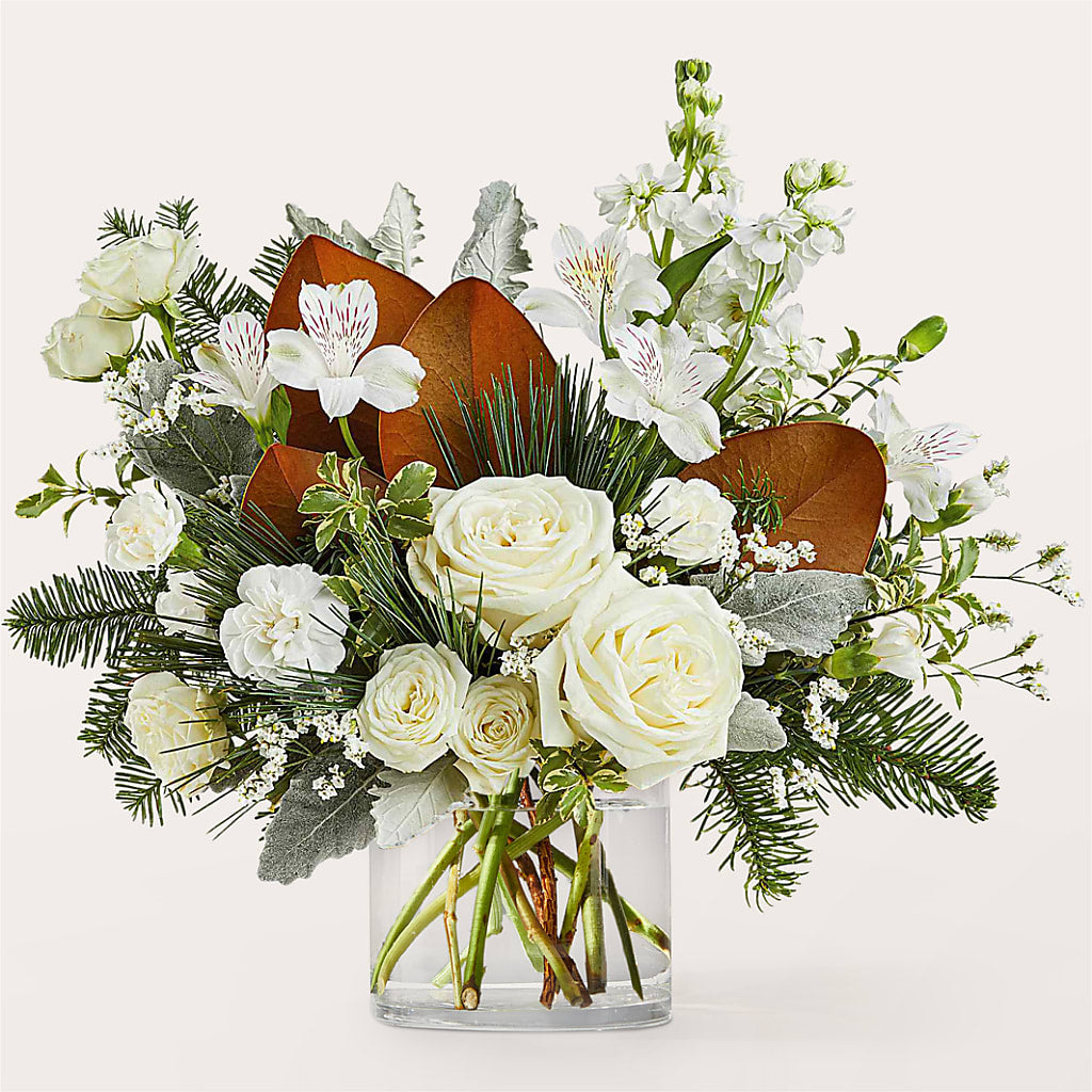Fresh Snowfall Bouquet –  Pleasanton Flower Shop, Pleasanton CA