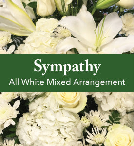 All White Mixed Arrangement